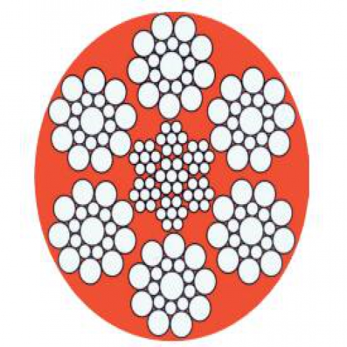 6X19 類注塑石油鉆井鋼絲繩